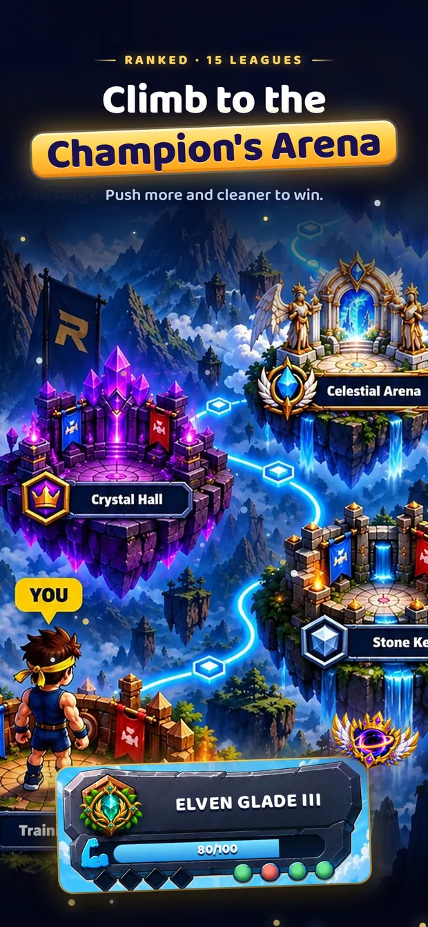 Ranked to the Champion’s Arena